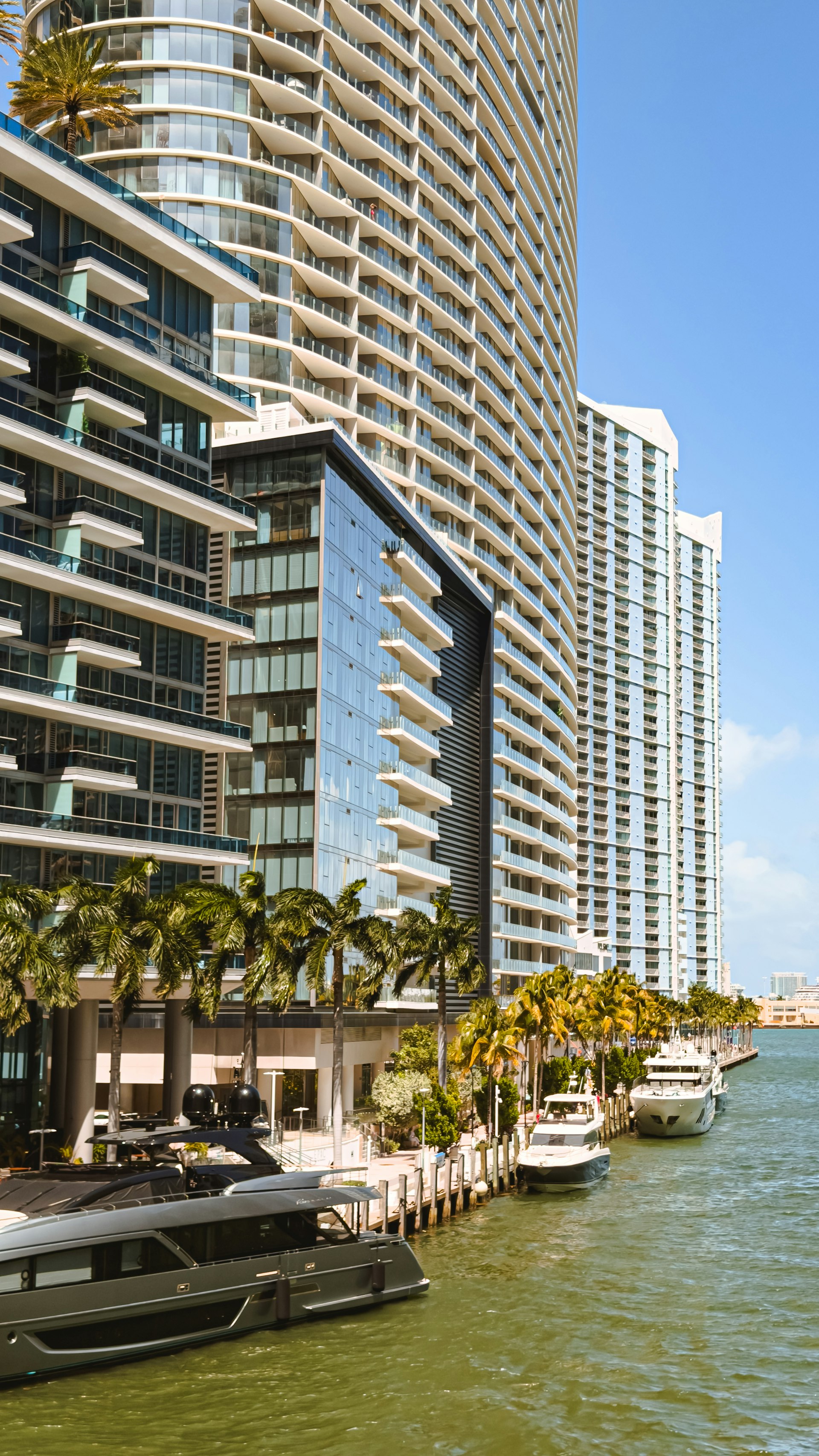 Modern high-rise residential building in the Dominican Republic
